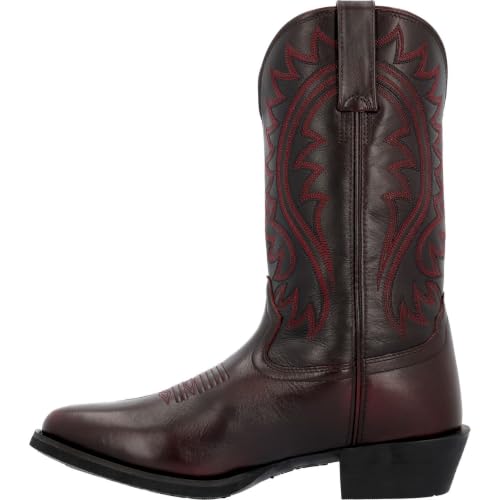 Durango Stivali da uomo Shyloh Western, Borgogna brunito, 42.5 EU