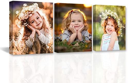 Amazon.com: DOARTDO Custom Canvas Prints with Your Photos 3 Panels ...