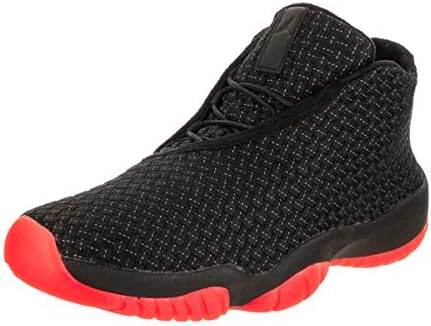 jordan future black and red