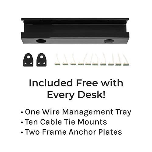 Image of UPLIFT DESK Walnut Butcher Block (48 x 24 inch) Standing Desk 2-Leg V2-Commercial Adjustable Stand Up C-Frame (White), Advanced Keypad, Wire Grommets, Wire Tray, Rocker Board