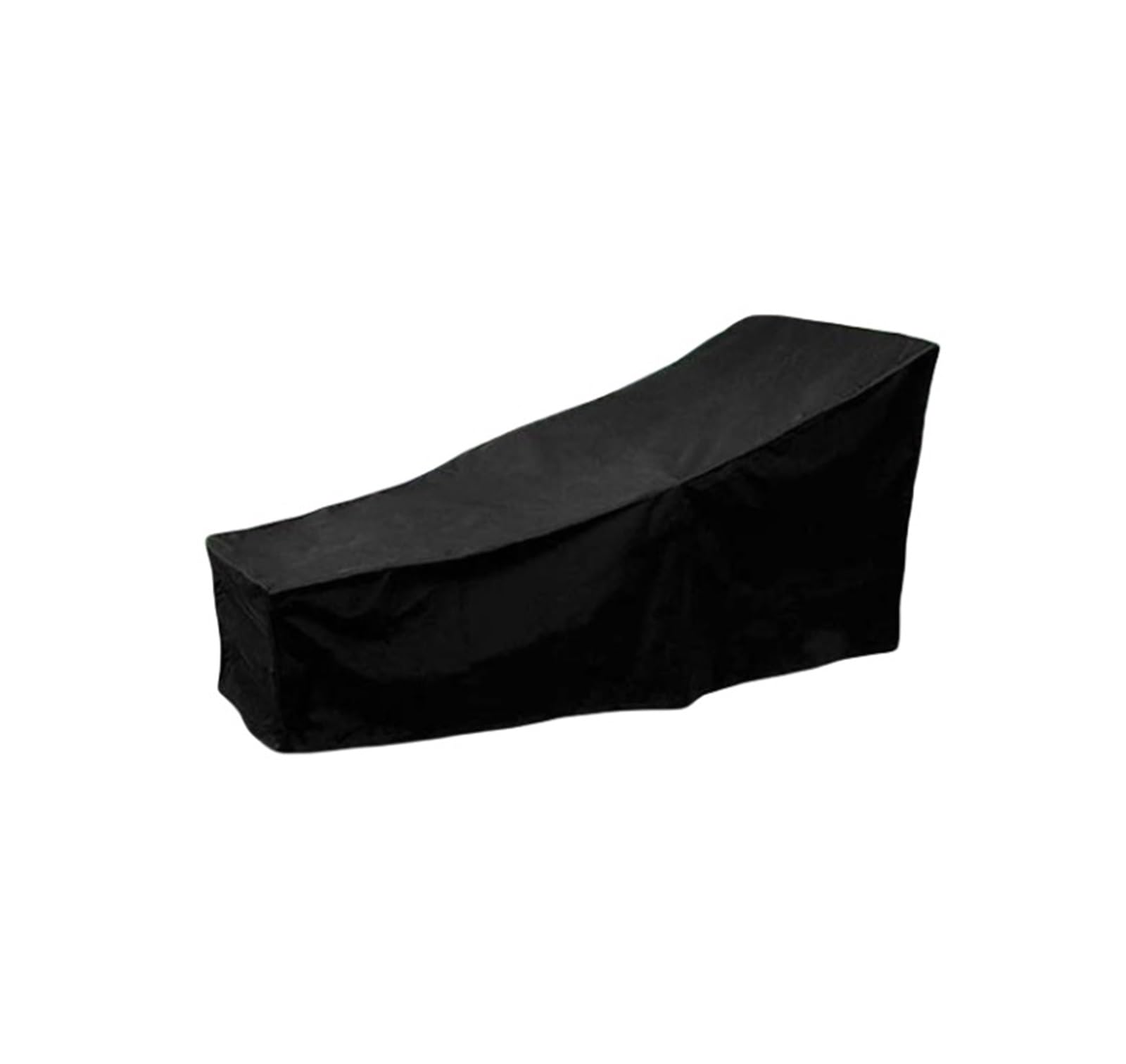 Housse imperméable XENITE 195x76x40cm pour canapé de jardin en polyester tissé noir