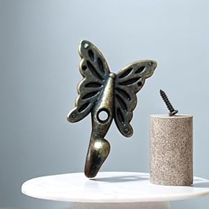 5Sets Antique Hangers Butterfly Patterned Wall Mounted Hanger Bronze Hooks Butterfly Hooks for Bedroom Bathroom Kitchen Clothes Hat Coat Towel with Screws 5Sets Antique Hangers Butterfly Patterned Wall Mounted Hanger Bronze Hooks Butterfly Hooks for Bedroom Bathroom Kitchen Clothes Hat Coat Towel with Screws