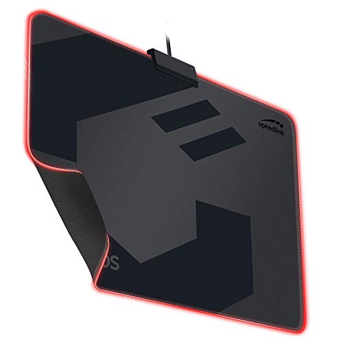 Orios LED Gaming Mousepad Soft, grigio-nero - Mousepad - Immagine 1