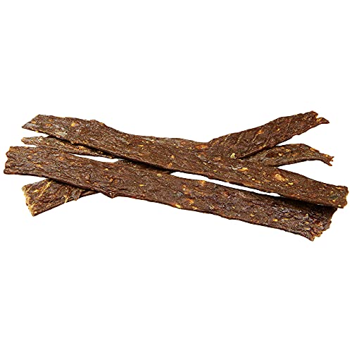Schecker Hundesnack - PUR Plus Streifen Hühnchen + Karotte - glutenfrei - getreidefrei - rei von irgendwelchen Zusätzen 100g