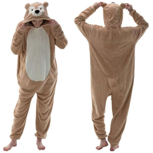 COSUSKET Unisex Flannel Onesie Pajama