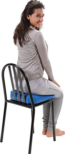 Abilitations Movin Sit Inflatable Junior Wedge Seat - 15 x 15 inches - Blue