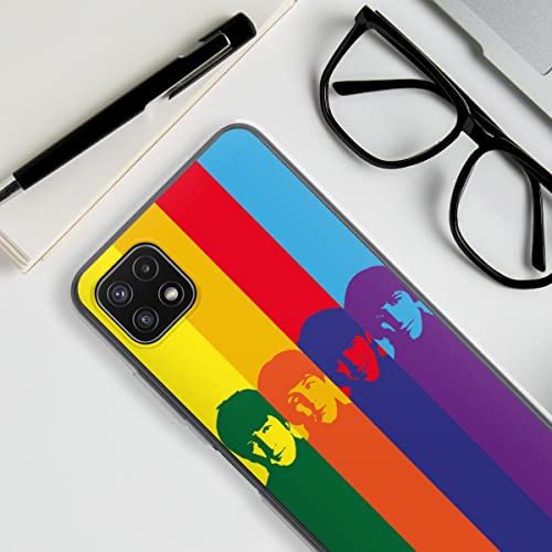 DeinDesign Coque en Silicone Compatible avec Samsung Galaxy A22 5G Etui Silicone Coque Souple Arc-en-Ciel The Beatles Bande - Les Beatles, Paul McCartney, John Lennon, RIngo Starr, George Harrison DeinDesign Coque en Silicone Compatible avec Samsung Galaxy A22 5G Etui Silicone Coque Souple Arc-en-Ciel The Beatles Bande – Image 5
