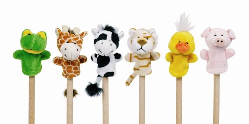 Marionette da Dita, Peluche, 6 soggetti