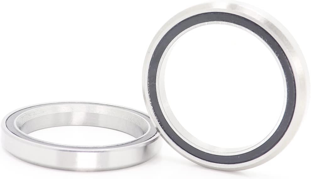 LANGshaw ACB3344 Bike Headset Bearings 33 * 44 * 6 mm 36/45 Degree (2 PCS) ACB Road MTB Angular Contact Bicycle Bearing ACB3344H6 Leisurely