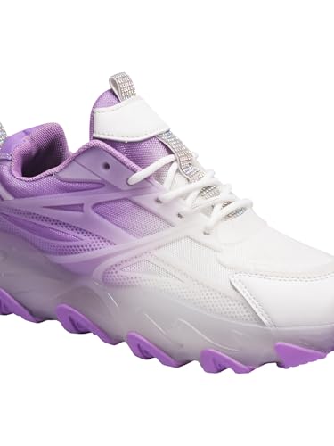 Image of The White Pole Trendy Stylish Lightweight Fabulous Sneaker Shoe Soft & Comfortable Lace-Up Shoes for Women & Girl's