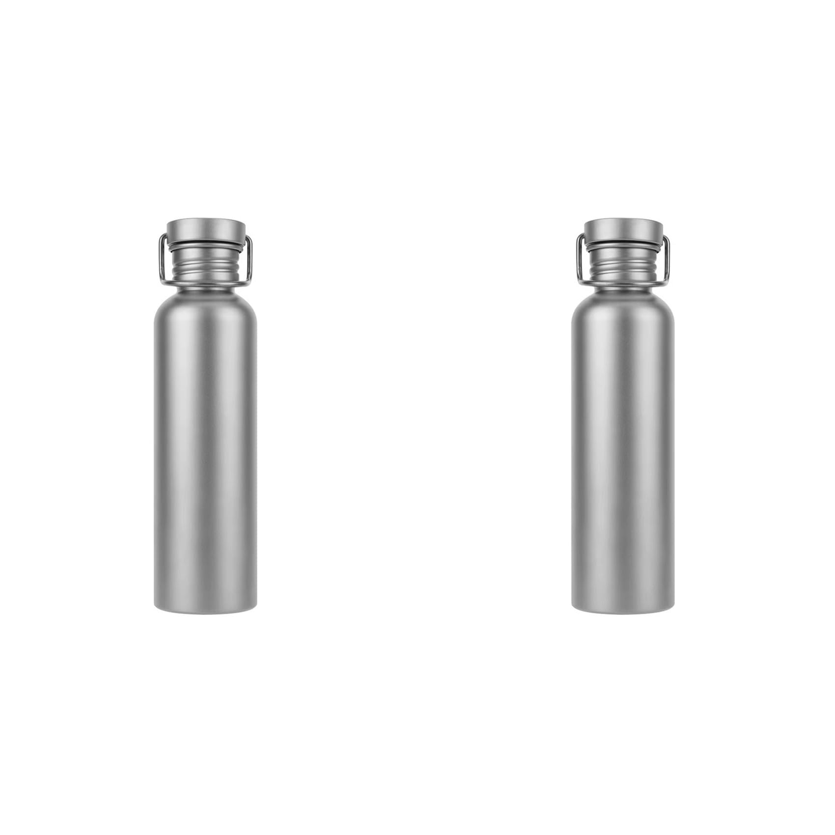 Titanium Trinkflasche Optimale Hydration Auslaufsicher 750ml
