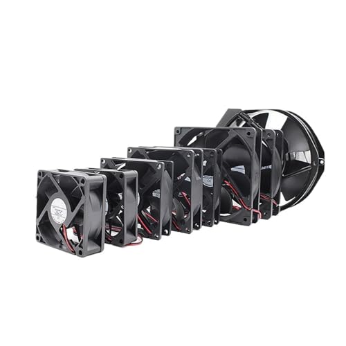 Ventilador axial sin escobillas 70x70x25mm de 110V a 220V 2