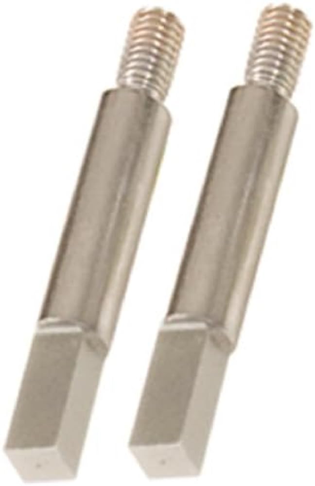 Adaptateur carré KS TOOLS 6mm chromé en lot de 2 pour outillage manuel