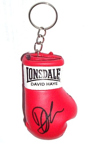 Preisvergleich Produktbild Signiert Mini Boxhandschuh Schlüsselanhänger David Haye