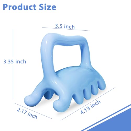 Image of Large Fascia Massage Blaster Tool for Cellulite, Myofascial Release, Muscle Knots, Trigger Points, Cellulite Massager Tool for Body Tension Relief Promote Lymphatic Circulation Blue
