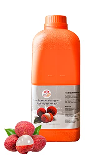 Fruchtsirup für Bubble Tee 2,5kg Litschi Konzentrat Sirup Bubble...
