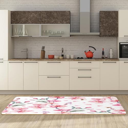 Tapete de cocina de ramas de cerezo ideal para pasillo y cuarto de lavado 3
