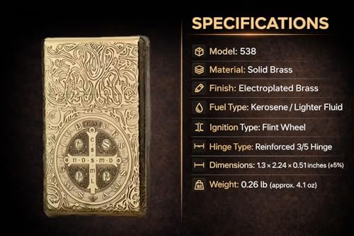 Encendedor Zorro 538 Bronce Grabado Armor Resistente miniatura 3