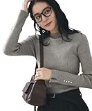 ビス スリーブ釦アクセントリブニット/WEB限定FSサイズ・静電気防止 レディース BVM65050 グレー (07) F