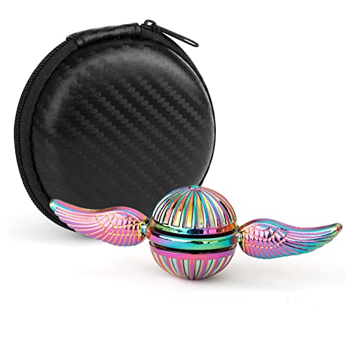 Fidget Hand Spinner Spielzeug für Kinder Erwachsene, sensorisches Schnatzgeschenk für Fans der mittelalterlichen magischen Zauberwelt, Idee Fingerspielzeug zum Stressabbau (Regenbogen) Cover