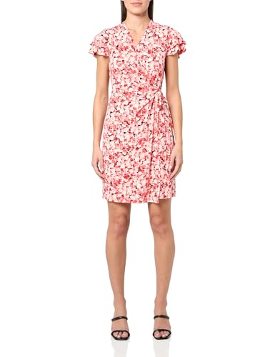 Image of Anne Klein Women's Flutter Sleeve Wrap Dress