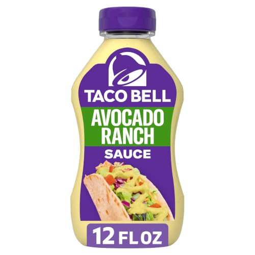 Taco Bell Sauce, Creamy Avocado Ranch, 12 fl...