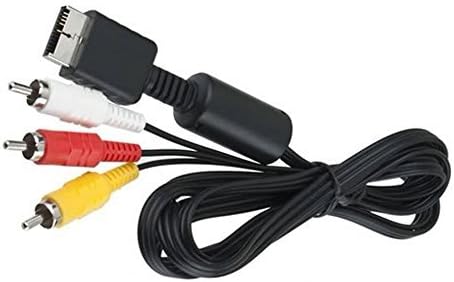 1.2m 3 RCA AV Cable Sound Video Audio TV Monitor Wire Lead For Sony PlayStation 1, 2 and 3 PS1 PS2 PS3
