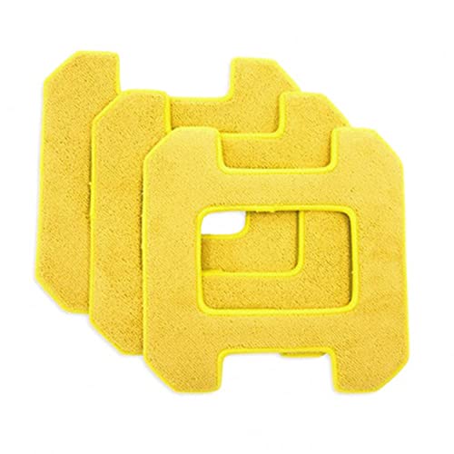 Towelette de nettoyage microfibre jaune lavable à 40°C pour robot HOBOT