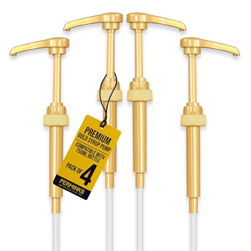 PERMINKS Premium Syrup Pump (4-Pack)
