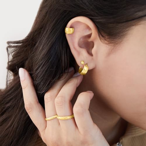 Image of Ross-Simons Italian 14kt Yellow Gold Huggie Hoop Earrings