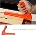 POWERTEC 72100 Push Block and Push Stick Set for Table Saws, Router Tables, Band Saws & Jointers, Dual Ergonomic Handles w/Max Grip, Hand Protection for Woodworking, Safety for Woodworker – 7 Pack