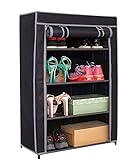 GREATOOL Armario Zaparero Closet 89x60x30cm, Organizador Plegable para Ropa Armario Tela Plegable Ropero Resistente al...