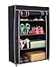GREATOOL Armario Zaparero Closet 89x60x30cm, Organizador Plegable para Ropa Armario Tela Plegable Ropero Resistente al Polvo (Zapatero 89x60x30cm)