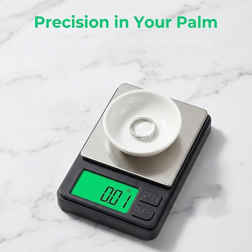 Báscula digital portátil precisión 1000g x 0.01g miniatura 3