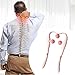 SnowingShine Neck Massager Electric Trigger Point Tool for Shoulders and Waist, Pink