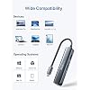 USB C Hub Multiport Adapter - Dockteck 5 in 1 USB-C Dongle Hub with 4K 60Hz HDMI, USB 3.0 5Gbps Data, SD/Micro SD Card Reader for MacBook Pro/Air, iPad Pro/Air, Surface Pro, XPS, Laptops