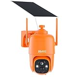 Sovmiku Hephaestus X1 2K Active Defense Solar Security Camera Wireless Outdoor, 2-years Free Cloud Storage, Easy to Setup, Starlight Color Night Vision, Two Way Audio, Audible Flashlight Alarm,SD Slot