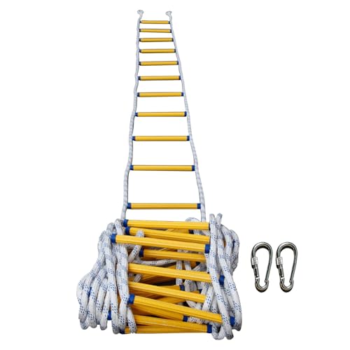 Échelle de secours ignifuge pour fenêtres et balcons Utilisation rapide en cas d'incendie (18 m)