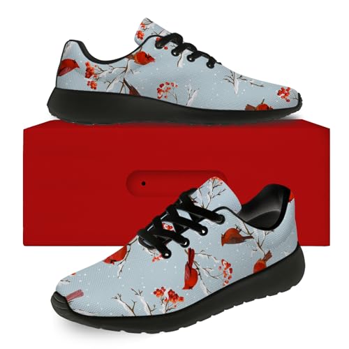 Bird Print Shoes for Men Women Lightweight Comfort Running Tennis Walking Sneakers Bird Lover Gifts for Him Her2