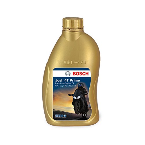 Image of Bosch Engine Oil | Josh 4T Prime 20W 50 API SL for Motorcycle Bikes and Scooters, 1 Liter