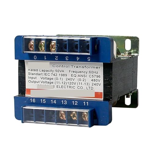 Transformateur de contrôle électrique EI 50 VA pour stabiliser tension Bk