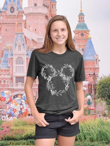Image of Magic Kingdom Castle Shirt Holiday Short Sleeve Boho Clothes for Women