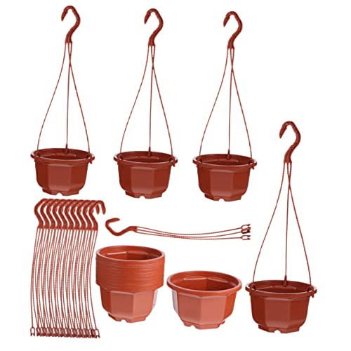 TOGEVAL 15ensembles Pots Suspendus pour Plantes Chlorophytum avec Décoration Intérieure Et Extérieure pour Fleurs Et Verdure