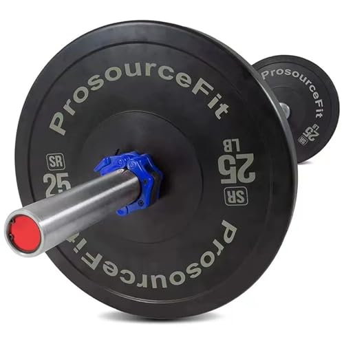 YWKJDDM Olympic Barbell Clips, 25mm/1 Inch Barbell Lock Clamps, 3 Pair (Black, Red, Green) for Pro Crossfit Strong Lifts and Olympic Training - Image 5