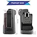 Afadorable 2Pcs APX 6000 APX 8000 Radio Holster Fit for Motorola APX6000 APX8000 PMLN7901A PMLN7901 PMLN5709A PMLN5709 Carry Holder Case with 3.4