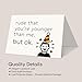 Funny Snarky Birthday Card, Rude That You're Younger Than Me, But Ok, Brother Sister Bday, Sarcastic Greeting Card for Friends, Boyfriend, or Girlfriend – Comes with Envelope & Protective Sleeve