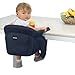 Inglesina Fast Table Chair, Navy - Portable Baby High Chair - for Babies & Toddlers up to 37 lbs - Collapsible Design - Fits Tables 0.8'' to 3.5'' Thick - Compact & Easy to Use - Travel Bag Included