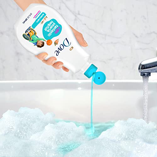 Image of Dove Kids Care Bubble Bath for Kids Cotton Candy Hypoallergenic Formula 20 oz (Pack of 2)