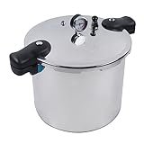 Thickened Explosion Proof Pressure Cooker - Olla a presión (22 L, aluminio, inducción, gran señal de cocción, mango extraíble para vivienda, camping, cara)