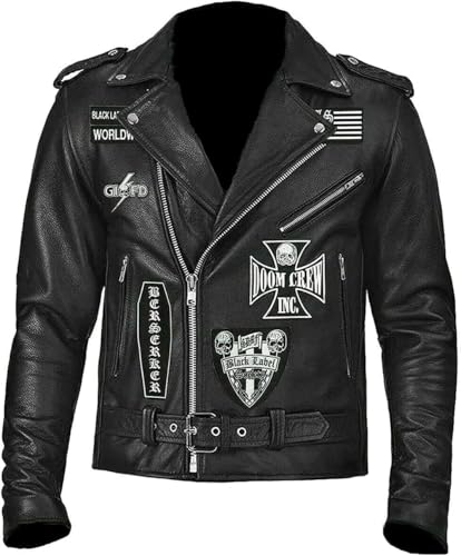 BLS Doom Crew Skull Patch Biker Vest3